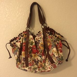 Anthropologie Weekender tote bag